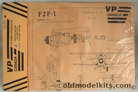 VP 1/72 Grumman F2F-1 Flying Barrel - with Resin Details - (F2F1) plastic model kit